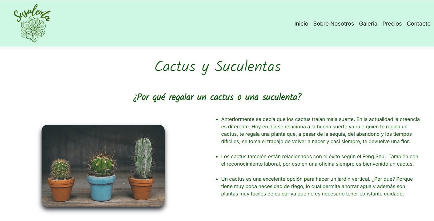Sitio Web Susulenta
