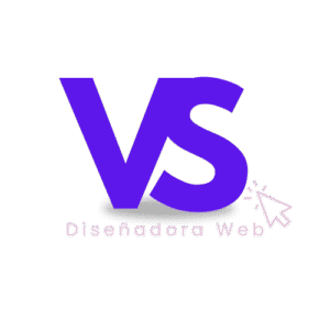 logo Veronica Strizinec con letras beige