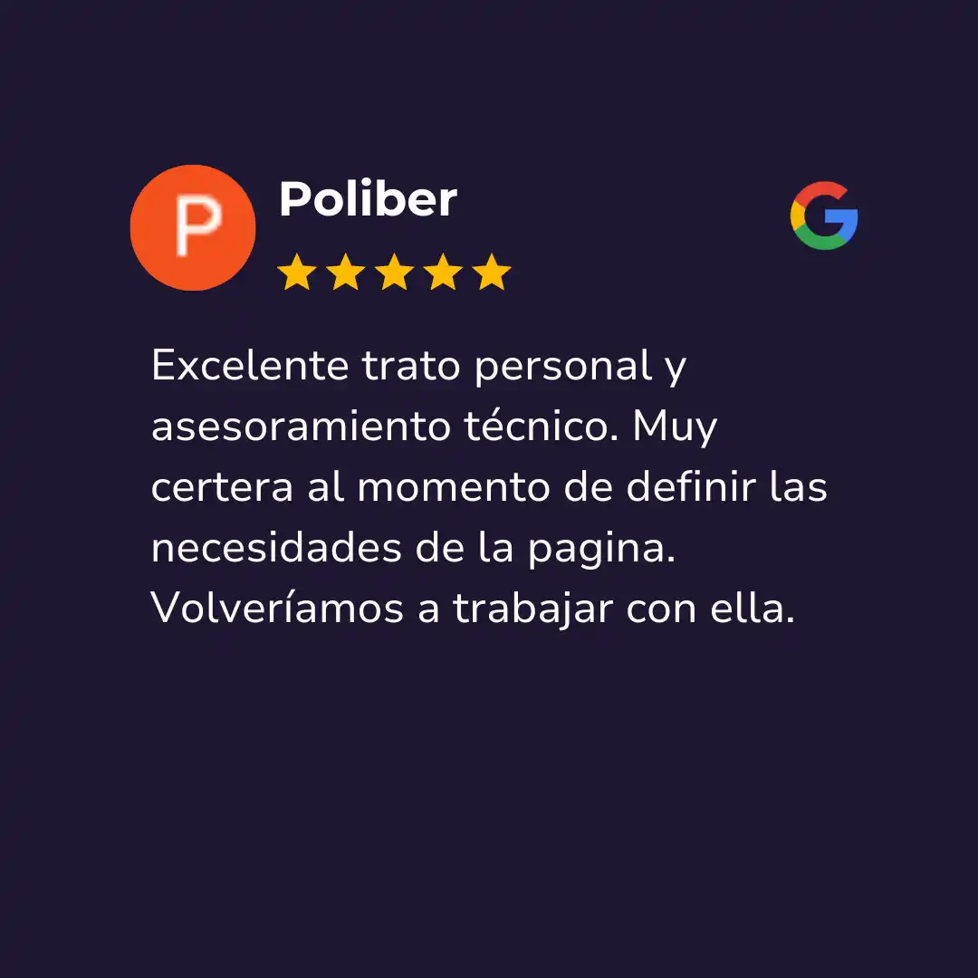 Reseña Google Poliber